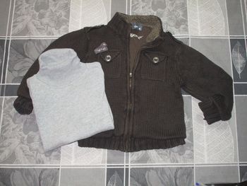 Veste + sous pull, garçon hiver - 4 ans