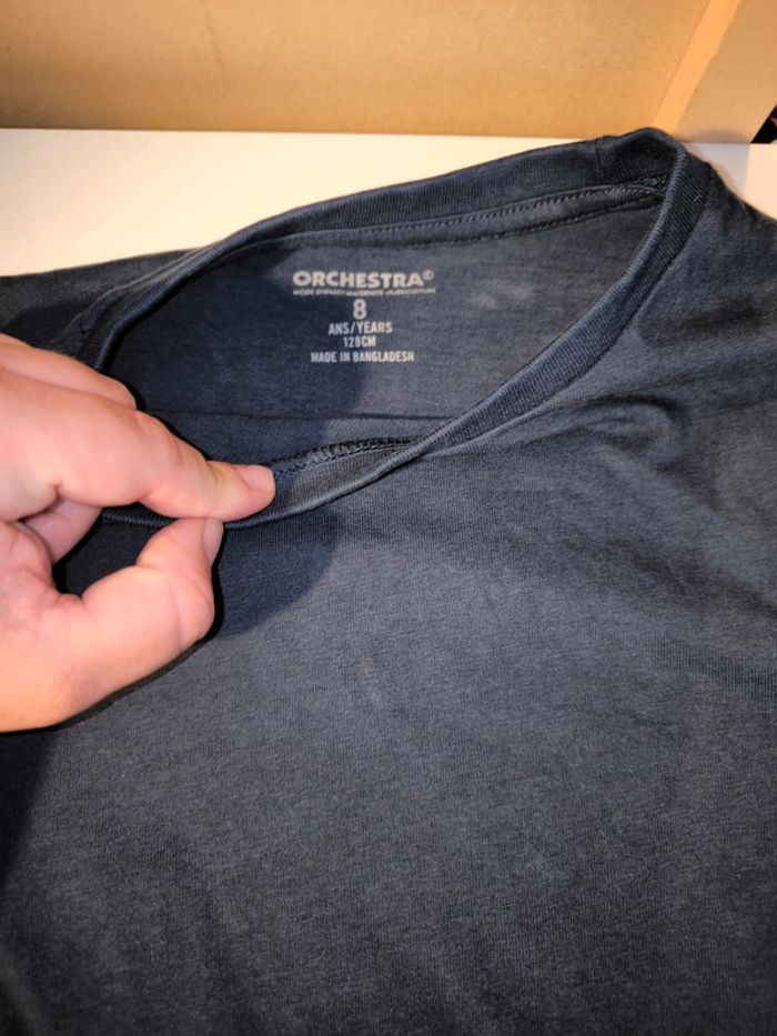 Haut longue manches marine - photo numéro 3