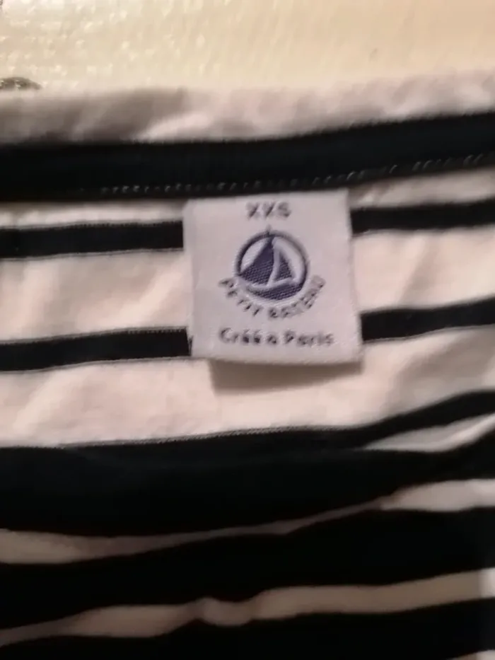 Marinière ado femme petit bateau - photo numéro 3