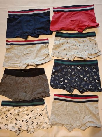 Lot boxers + pyjamas été garçon 6 ans