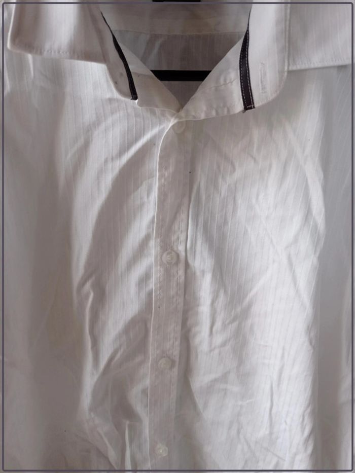 Chemise homme blanche fitted Jules taille 4 bon état - photo numéro 4