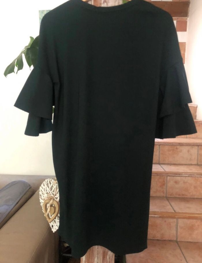 Bershka robe vert foncé T: S - photo numéro 4
