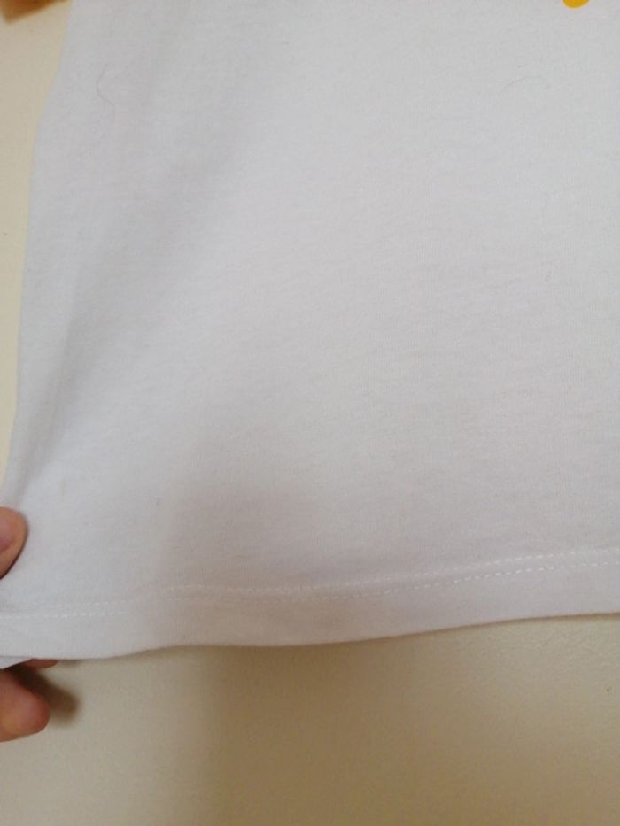 Tee shirt taille M couleur jaune moutarde et blanc de la marque Jenifer - photo numéro 8