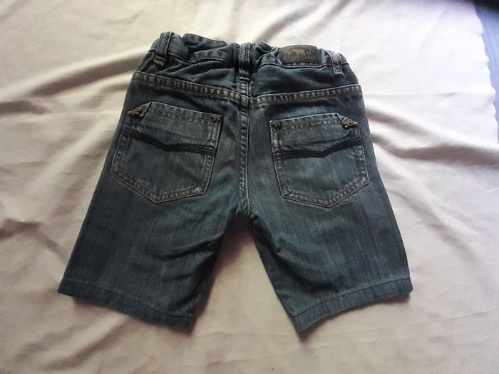 Short en jean bleu - photo numéro 4