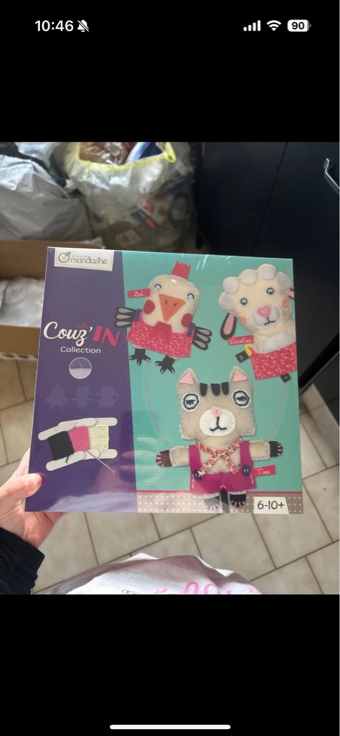 Kit couture Little Couzin Avenue mandarine neuf