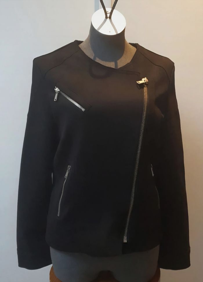 Perfecto Jessy en suédine à franges