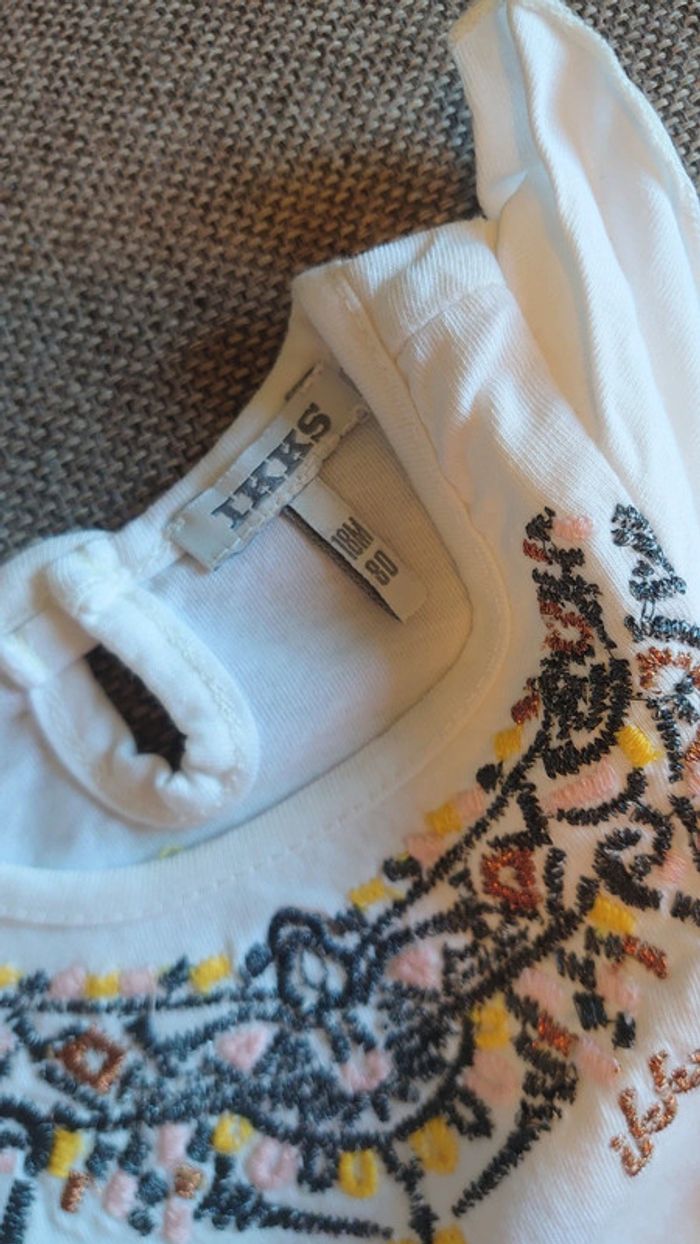 Tee shirt broderie Ikks - photo numéro 3