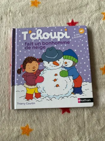 T’choupi fait un bonhomme de neige à lire à écouter Très bon état