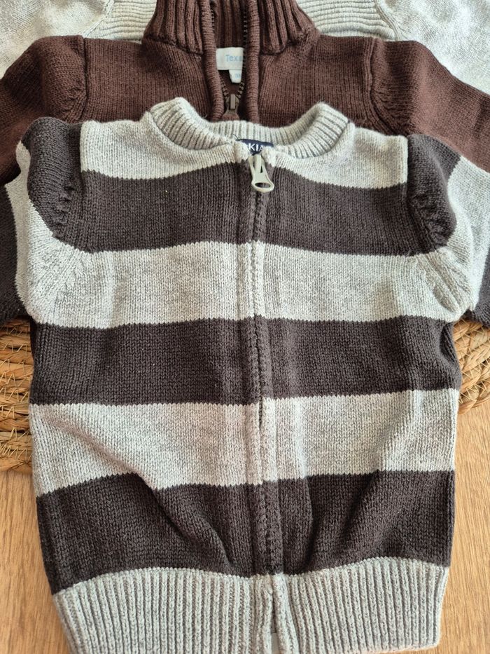 Lot de 7 pulls et vestes bébé garçon 3 mois - photo numéro 5