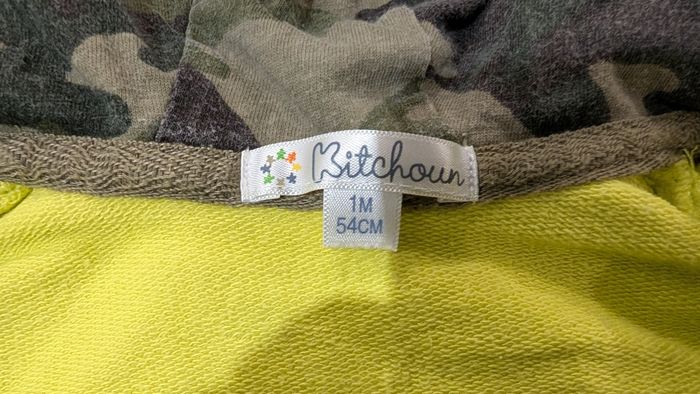 Veste à capuche Kitchoun taille 1 mois - photo numéro 5