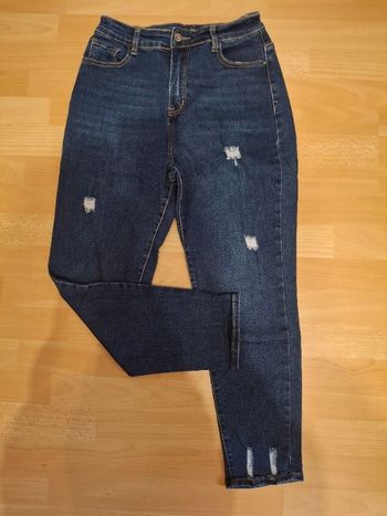 Jean bleu brut T38 M destroy