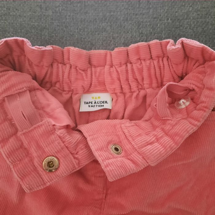 Pantalon velours rose - photo numéro 2