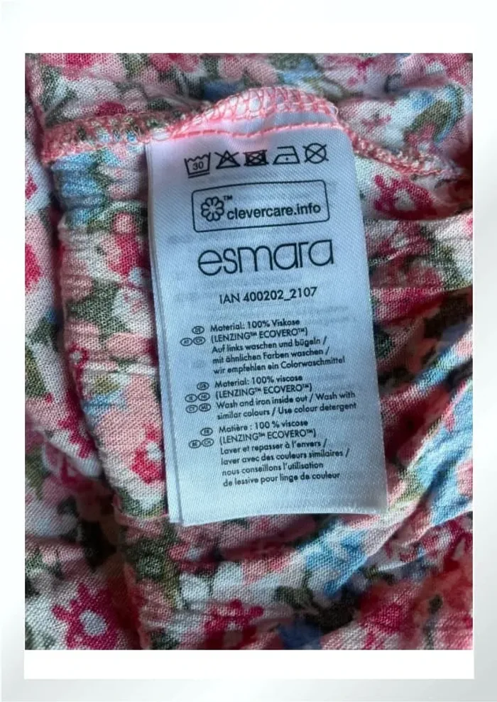 Blouse fleurie Esmara - photo numéro 9