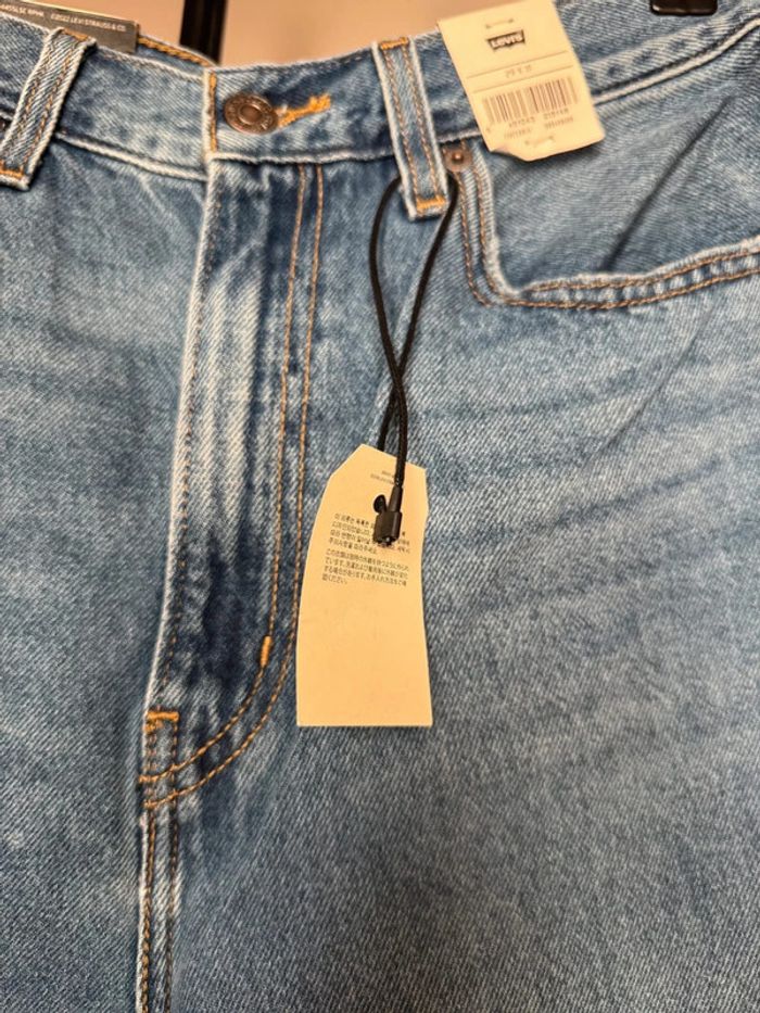 Jean bleu Levis high loose w 29x31 poches rétro - photo numéro 5