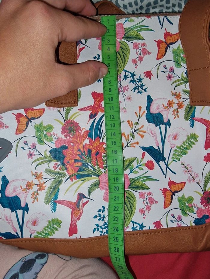 Sac à main fleuri - photo numéro 7