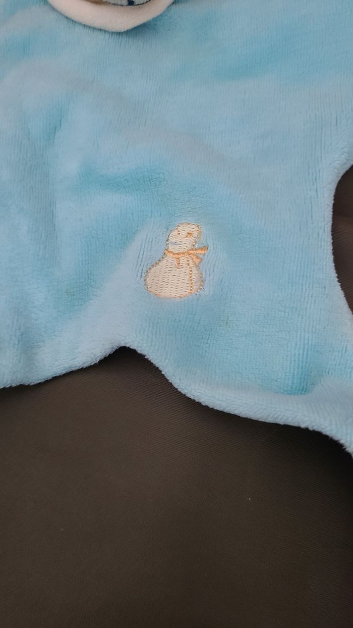 DOUDOU SOURIS TURQUOISE JAUNE MAXITA - photo numéro 2