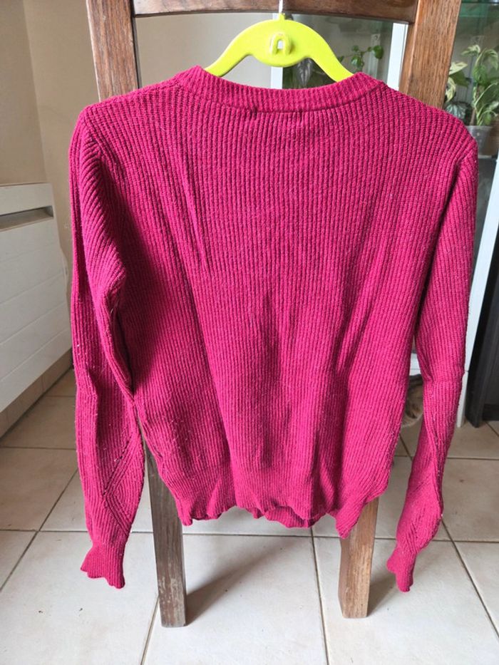 Pull moulant bordeaux - photo numéro 3