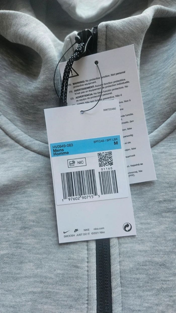 Nike Sweat à capuche Tech Fleece Homme - photo numéro 2