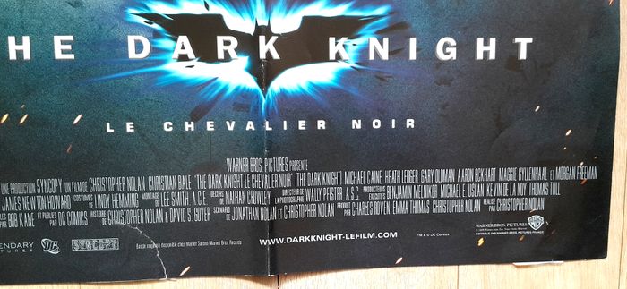 affiche film cinéma The dark knight le chevalier noir christian bale - photo numéro 2