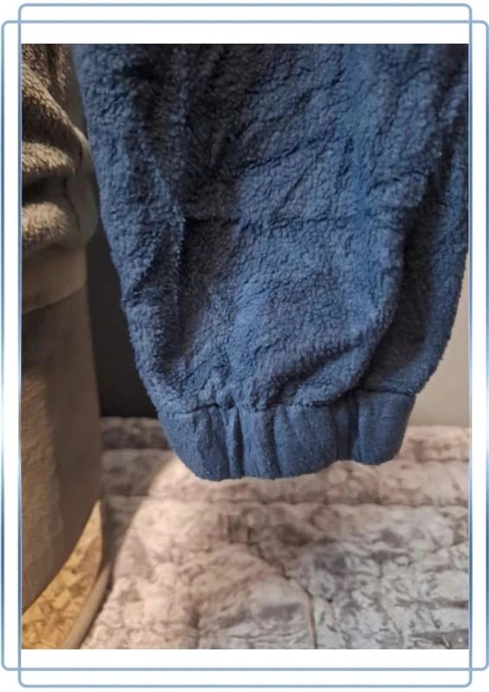polaire full zip columbia bleu et gris homme - taille L (274) - photo numéro 5