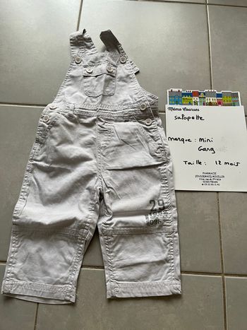 Salopette garçon 12 mois