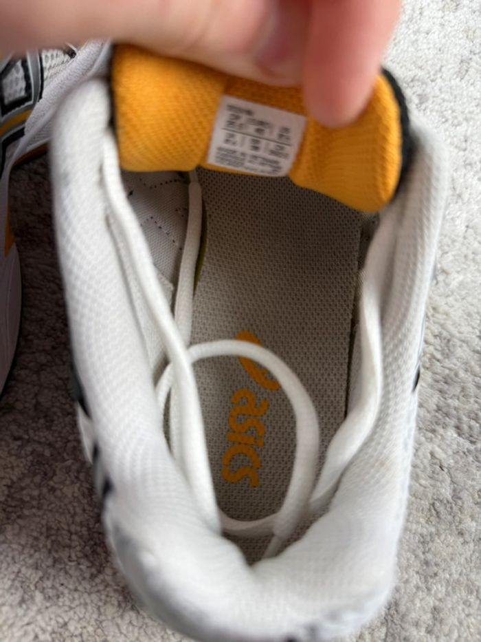 Asics Gel 1130 Running - White & Yellow & Silver - photo numéro 18