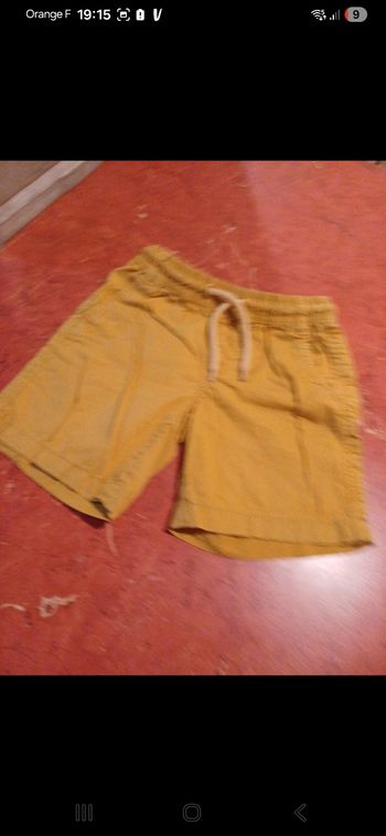Short garçon taille 5 ans