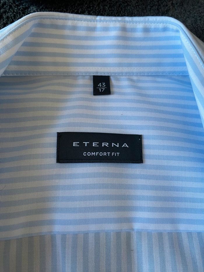 Chemise lignée manches courtes Eterna - photo numéro 2