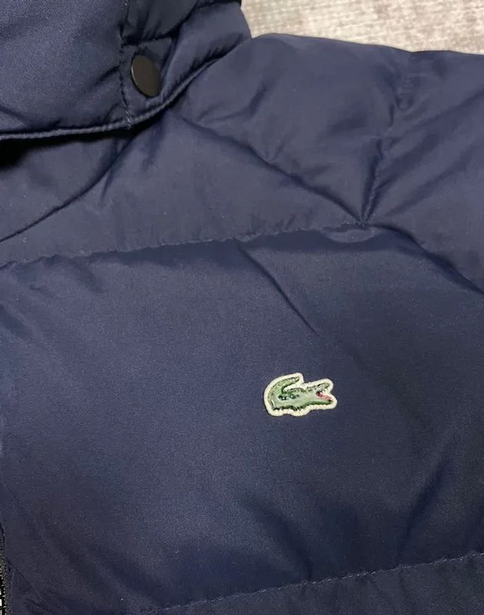 Doudoune chaude d'hiver skie lacoste bleu marine taille S 666D - photo numéro 5