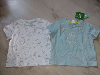 Lot tee shirt 9 mois