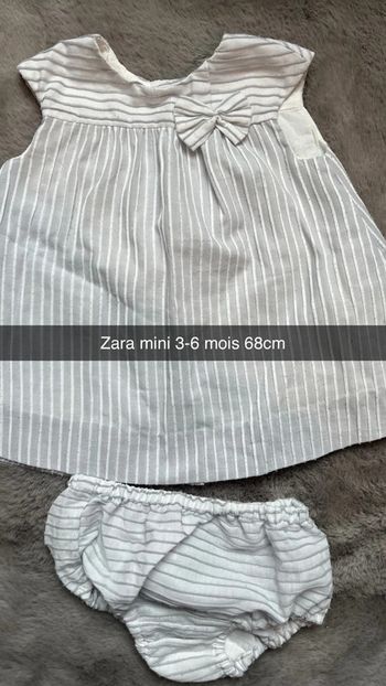 Robe et son bloomer Zara 3/6m