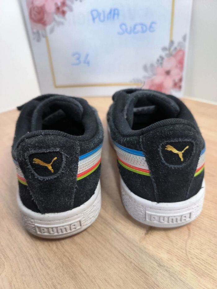 Basket Puma Suède T34 noir - photo numéro 12