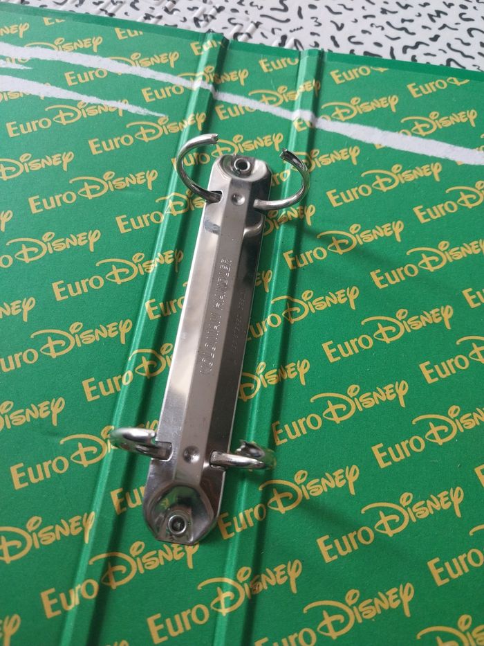 Classeur Euro Disney Mickey & Minnie Mouse – Vintage années 90 - photo numéro 5