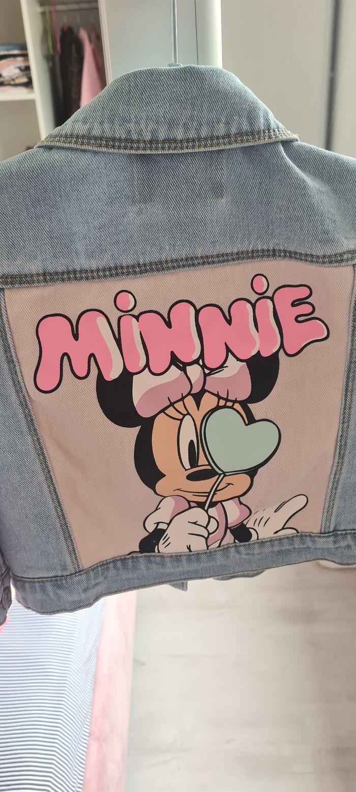 Veste minnie en jean - photo numéro 2