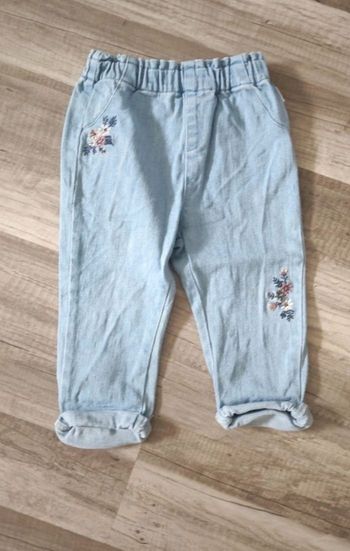 Pantalon jean fille 18 mois