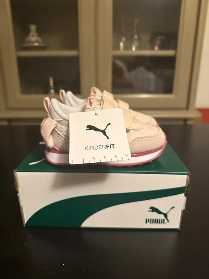 Baskets Puma Rider FV Bow V Inf rose bébé fille – Pointure 22 (UK 5 / US 6C) - photo numéro 3