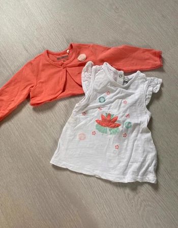 T-shirt + bolero 3 mois
