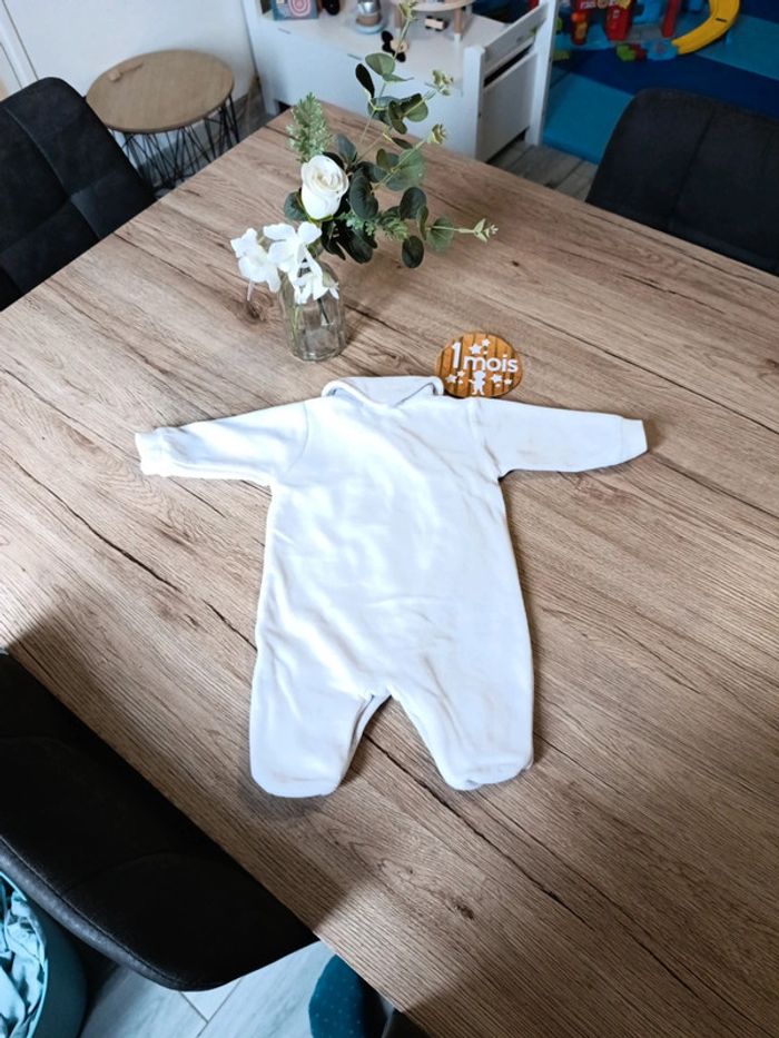 Pyjama col chemise mixte kimbaloo 1 mois - photo numéro 5