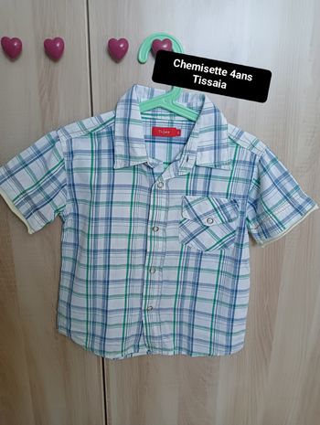 Chemisette 4ans garçon Tissaia 