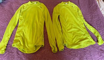 Lot de deux sous pulls techniques Décathlon taille XS
