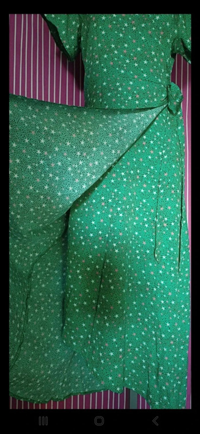 Robe longue porté feuille - photo numéro 5