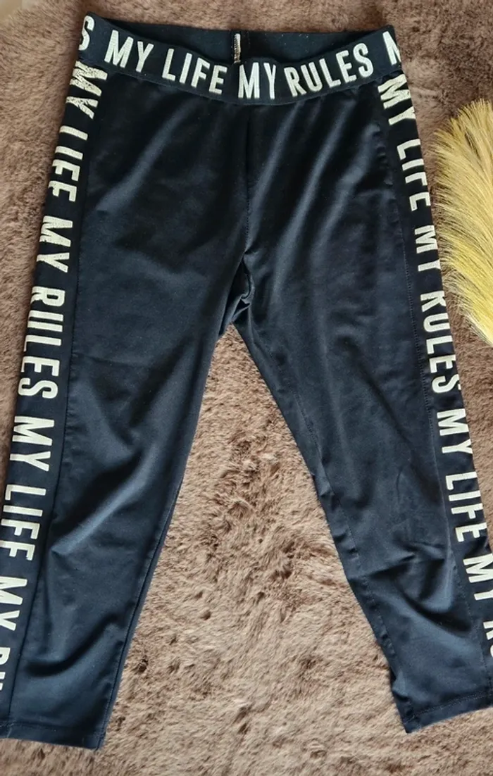 Legging de sport noir, taille XS, de la marque Intersport - photo numéro 2