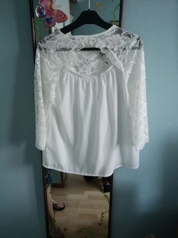 Chemisier blanc fin