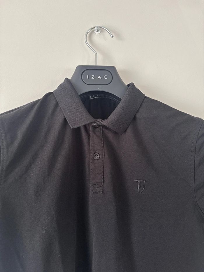 👕 polo homme - 50 - 33 fire ear - polo noir- 100% coton - très bon état - photo numéro 3