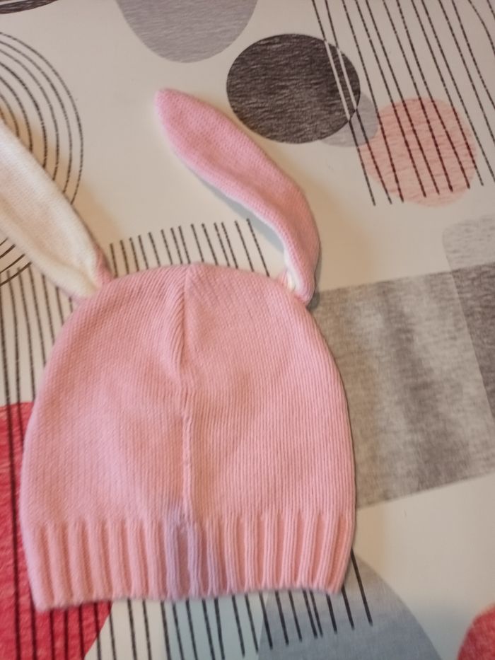 Lot 1 cagoule et 1 bonnet 0 3 mois 👧 - photo numéro 3