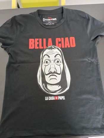 T-shirt manche courte la casa de papel L