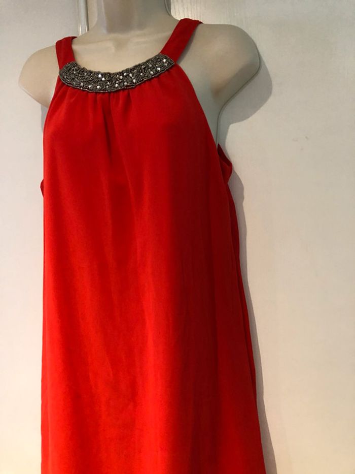 Robe rouge orange Mim taille 38 - photo numéro 16