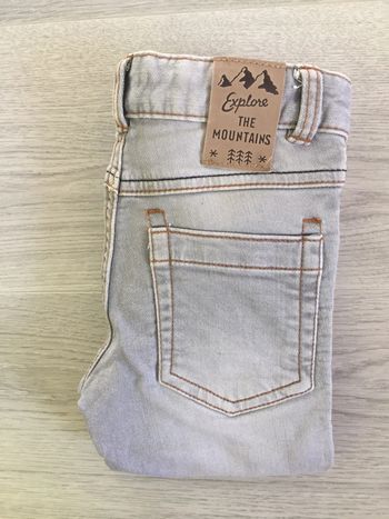 Jeans 4 ans gris explore the mountains kiabi