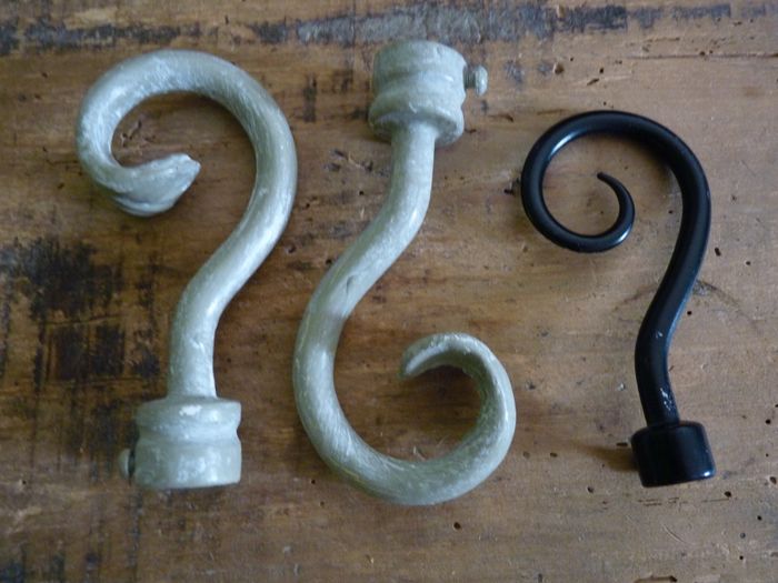 lot embouts tringle à rideaux decoration interieur fenetre maison TBE - photo numéro 2