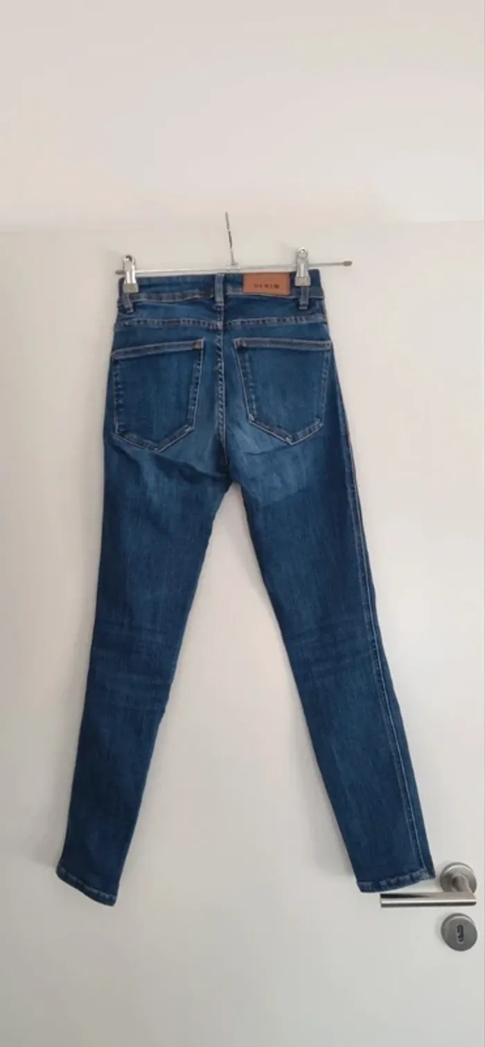 Jean slim bleu sezane 34 - photo numéro 4